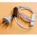 EU/UK/Us/Au Salt Lamp Power Cord with 303 Switch